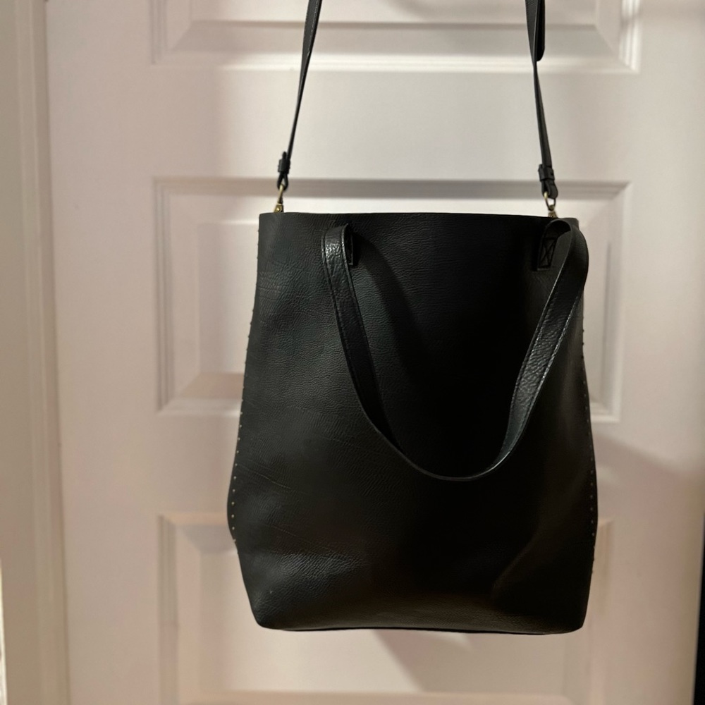 American Eagle Faux leather Black Tote
